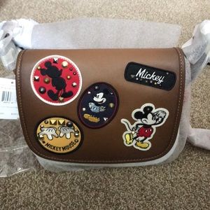 REDUCED! Coach Mickey Patricia Saddlebag w/patches